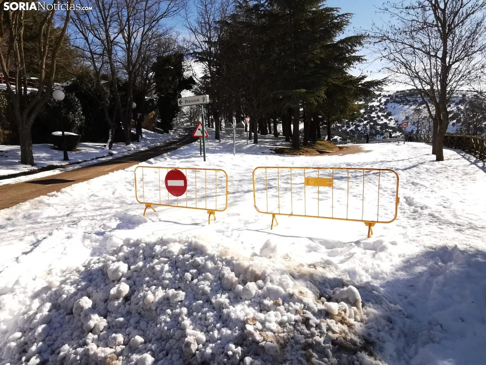 Foto 7 - La nevada de la ciudad de Soria en 50 im&aacute;genes, una semana despu&eacute;s
