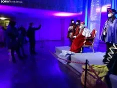 La visita de los Magos a la sede del Ayuntamiento. /SN