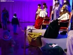 La visita de los Magos a la sede del Ayuntamiento. /SN