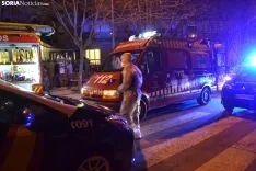 Una imagen del operativo desplegado esta noche. /SN