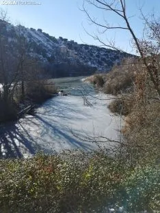 Una imagen del Duero en su cauce por la capital. /SN