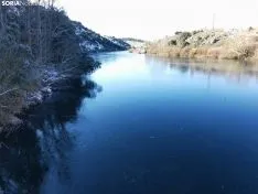 Una imagen del Duero en su cauce por la capital. /SN
