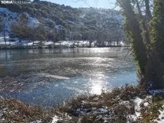 Una imagen del Duero en su cauce por la capital. /SN