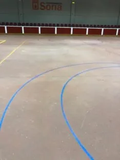 Una imagen de la pista donde juega el Laguna Negra. /CLNH