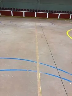 Una imagen de la pista donde juega el Laguna Negra. /CLNH