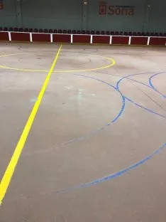 Una imagen de la pista donde juega el Laguna Negra. /CLNH