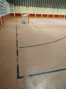 Una imagen de la pista donde juega el Laguna Negra. /CLNH