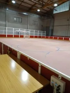 Una imagen de la pista donde juega el Laguna Negra. /CLNH