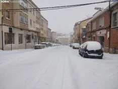 Gran nevada en Soria capital 2021. Soria Noticias.