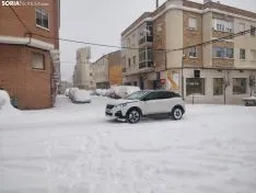 Gran nevada en Soria capital 2021. Soria Noticias.