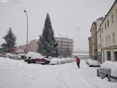 Gran nevada en Soria capital 2021. Soria Noticias.