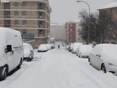 Gran nevada en Soria capital 2021. Soria Noticias.
