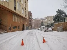 Gran nevada en Soria capital 2021. Soria Noticias.