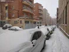 Gran nevada en Soria capital 2021. Soria Noticias.