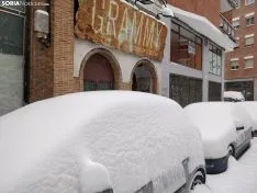 Gran nevada en Soria capital 2021. Soria Noticias.