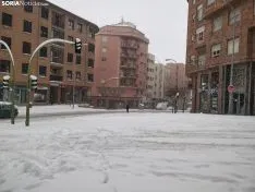 Gran nevada en Soria capital 2021. Soria Noticias.