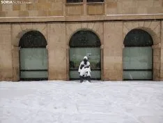 Gran nevada en Soria capital 2021. Soria Noticias.