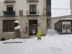 Gran nevada en Soria capital 2021. Soria Noticias.