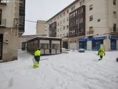 Gran nevada en Soria capital 2021. Soria Noticias.