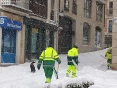 Gran nevada en Soria capital 2021. Soria Noticias.