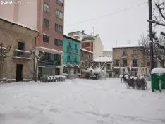 Gran nevada en Soria capital 2021. Soria Noticias.