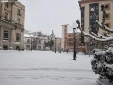 Gran nevada en Soria capital 2021. Soria Noticias.