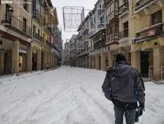 Gran nevada en Soria capital 2021. Soria Noticias.