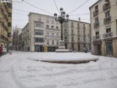 Gran nevada en Soria capital 2021. Soria Noticias.