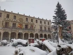 Gran nevada en Soria capital 2021. Soria Noticias.