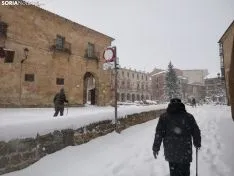Gran nevada en Soria capital 2021. Soria Noticias.