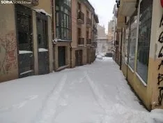 Gran nevada en Soria capital 2021. Soria Noticias.