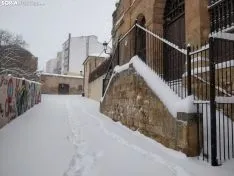 Gran nevada en Soria capital 2021. Soria Noticias.