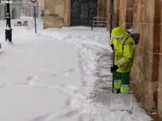 Gran nevada en Soria capital 2021. Soria Noticias.