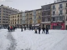 Paseo por la nevada Soria.