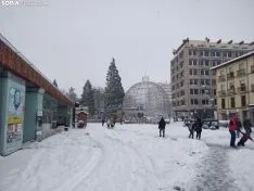 Paseo por la nevada Soria.