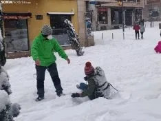 Paseo por la nevada Soria.