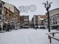 Paseo por la nevada Soria.