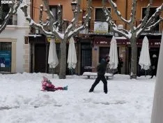 Paseo por la nevada Soria.