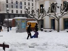 Paseo por la nevada Soria.