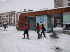 Paseo por la nevada Soria.