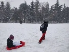 Paseo por la nevada Soria.