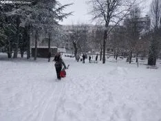 Paseo por la nevada Soria.
