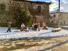 Una de las imágenes vividas en El Royo. 