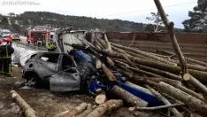 Imágenes del accidente.