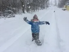 Juegos en la nieve.