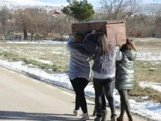Traslado del Arca en 2021. Imágenes de Beatriz Las Heras y Carlos Sanz.