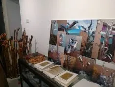 Bastonoes y trabajos de forja mostrados en la exposición celebrada en 2020