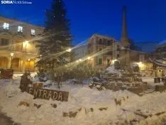 Así estaba la ciudad de Soria esta mañana. SN