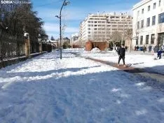 Foto 18 - La nevada de la ciudad de Soria en 50 im&aacute;genes, una semana despu&eacute;s