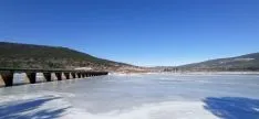 Imágenes del pantano de la Cuerda del Pozo este domingo 17 de enero. /Agustín Sandoval